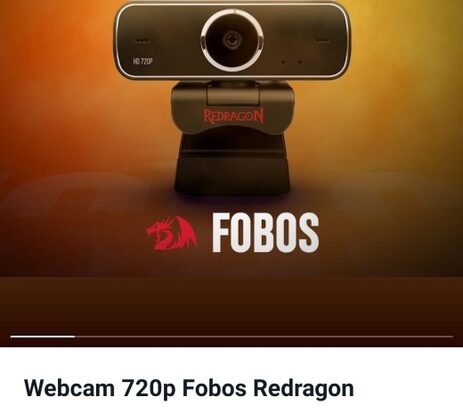 Webcam 720P Fobos Redragon Delivery Df