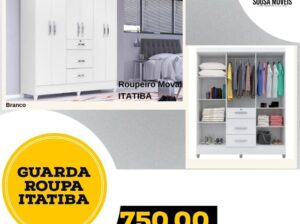 Guarda roupa Itatiba entrega e montagem grátis