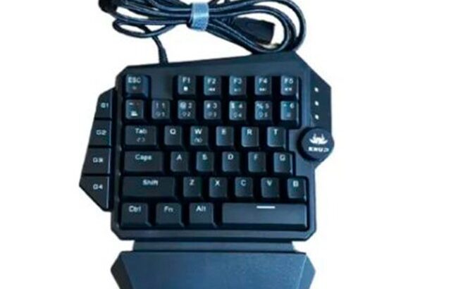 teclado gamer single hand kptm003