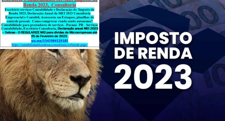 Declaração IRPF 2022/2023, Contabilidade e Imposto de renda