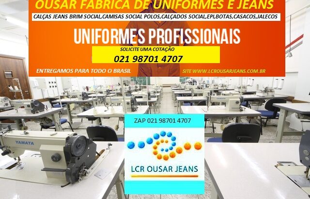 Uniformes Profissionais Rj Atacado-Uniformes para Empresas Calças Camisas rj